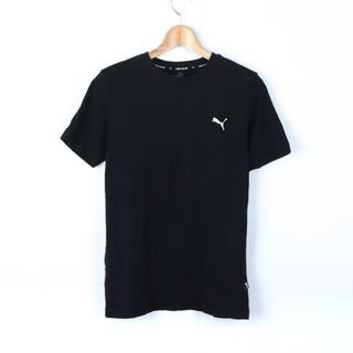 プーマ(PUMA)のプーマ 半袖Tシャツ ワンポイントロゴ スポーツウエア メンズ Sサイズ ブラック PUMA(Tシャツ/カットソー(半袖/袖なし))