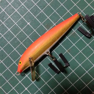 ラパラ(RAPALA)のRapala オールドラパラ カウントダウン CD-9 GFR 艶消 口紅 腹巻(ルアー用品)