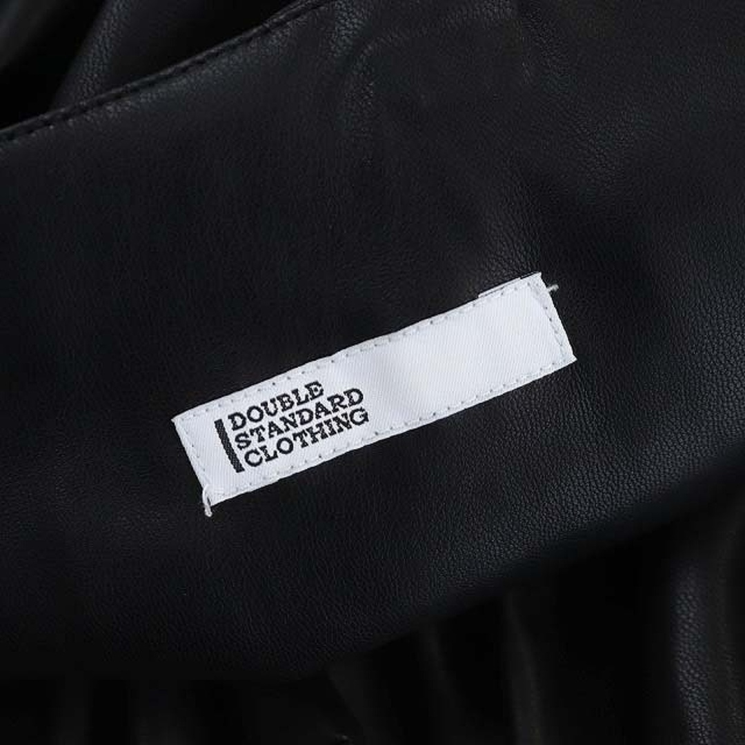 DOUBLE STANDARD CLOTHING(ダブルスタンダードクロージング)のダブルスタンダードクロージング ダブスタ エコレザースカート ギャザー フレア レディースのスカート(ロングスカート)の商品写真