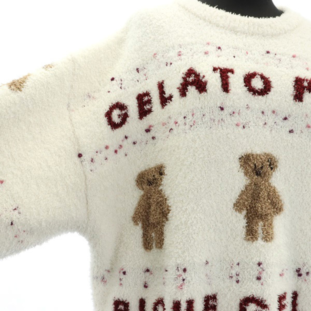 gelato pique(ジェラートピケ)のジェラートピケ 22AW HOLIDAY アグリーベアジャガードワンピース ミニ レディースのワンピース(ミニワンピース)の商品写真