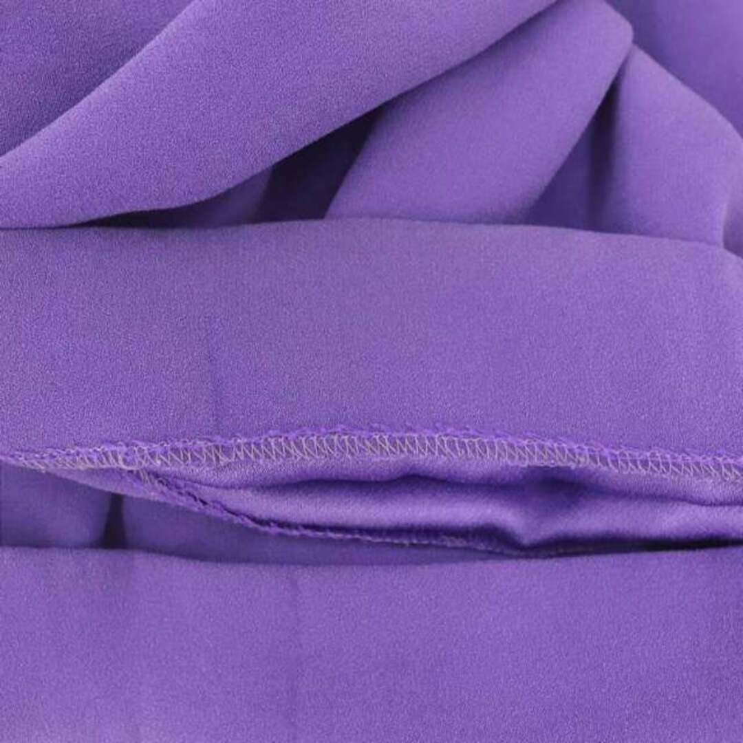  ロク ビューティーアンドユース パンツ ジョーゼット ハイウエスト XS 紫 レディースのパンツ(その他)の商品写真