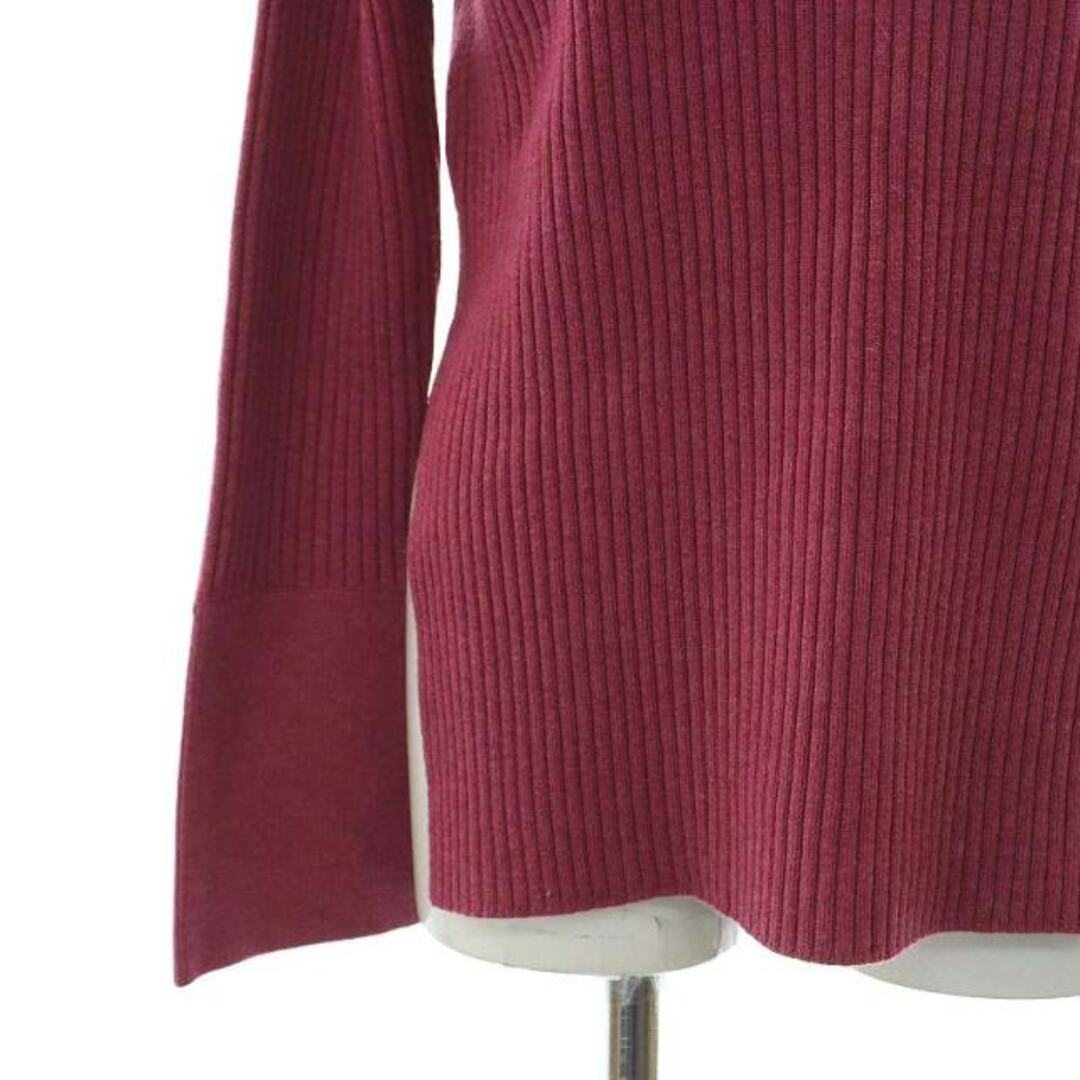 Mila Owen(ミラオーウェン)のミラオーウェン カフスデザインサイドスリットニット セーター 長袖 0 ピンク レディースのトップス(ニット/セーター)の商品写真