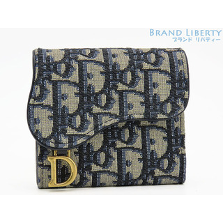 ディオール(Dior)のほぼ新品クリスチャンディオールサドルSADDLEオブリークジャカード(財布)
