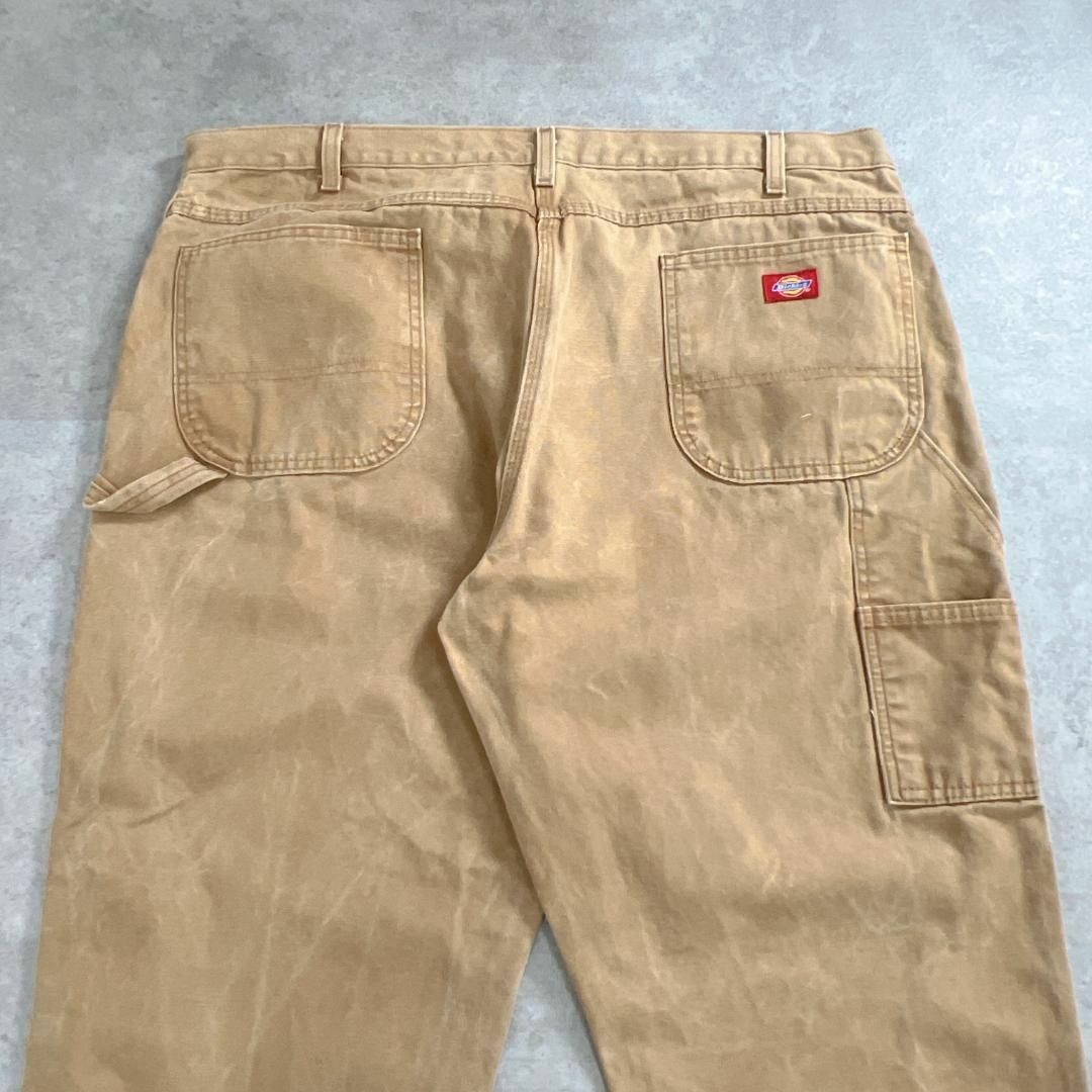 Dickies(ディッキーズ)のメキシコ製　ディッキーズ　ダックペインターパンツ　古着　ブラウン　W42 メンズのパンツ(ワークパンツ/カーゴパンツ)の商品写真