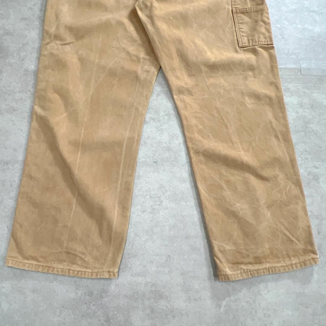 Dickies(ディッキーズ)のメキシコ製　ディッキーズ　ダックペインターパンツ　古着　ブラウン　W42 メンズのパンツ(ワークパンツ/カーゴパンツ)の商品写真