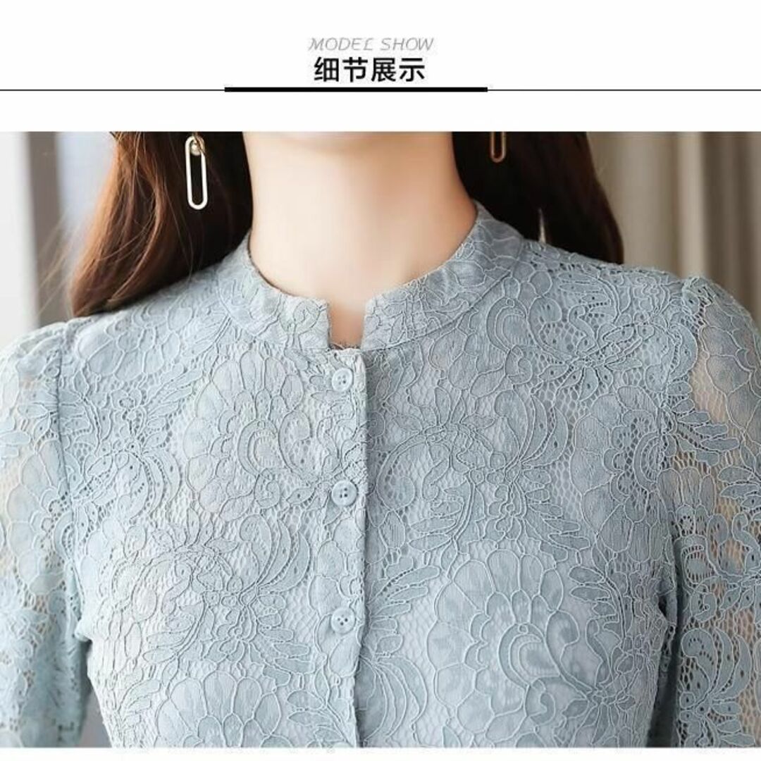 367【L】結婚式ドレス レディース レース ワンピース パーティー シフォン レディースのワンピース(ロングワンピース/マキシワンピース)の商品写真