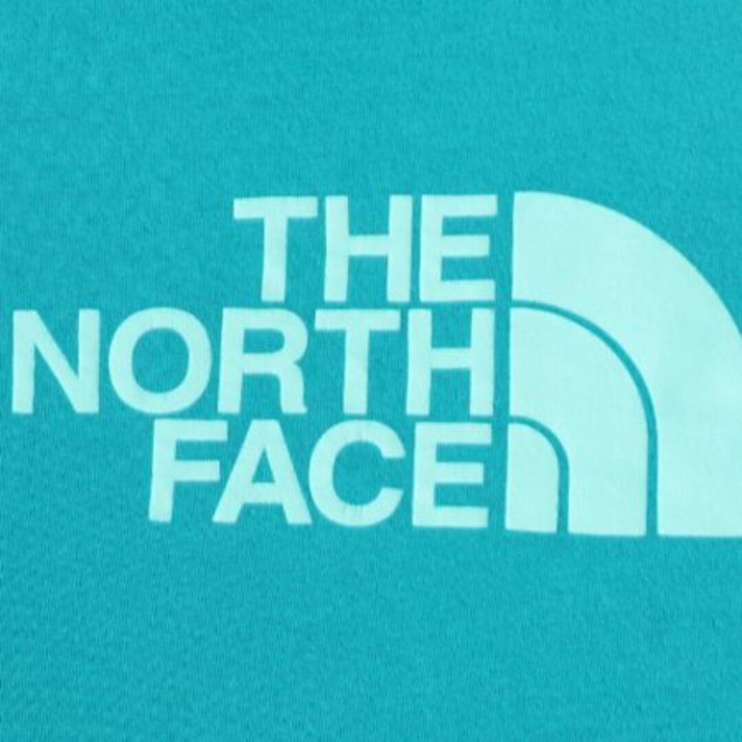 THE NORTH FACE(ザノースフェイス)のノースフェイス プリント 長袖 Tシャツ レディース M / 古着 The North Face アウトドア クルーネック ロングスリーブ ロンT カットソー 緑 レディースのトップス(カットソー(長袖/七分))の商品写真