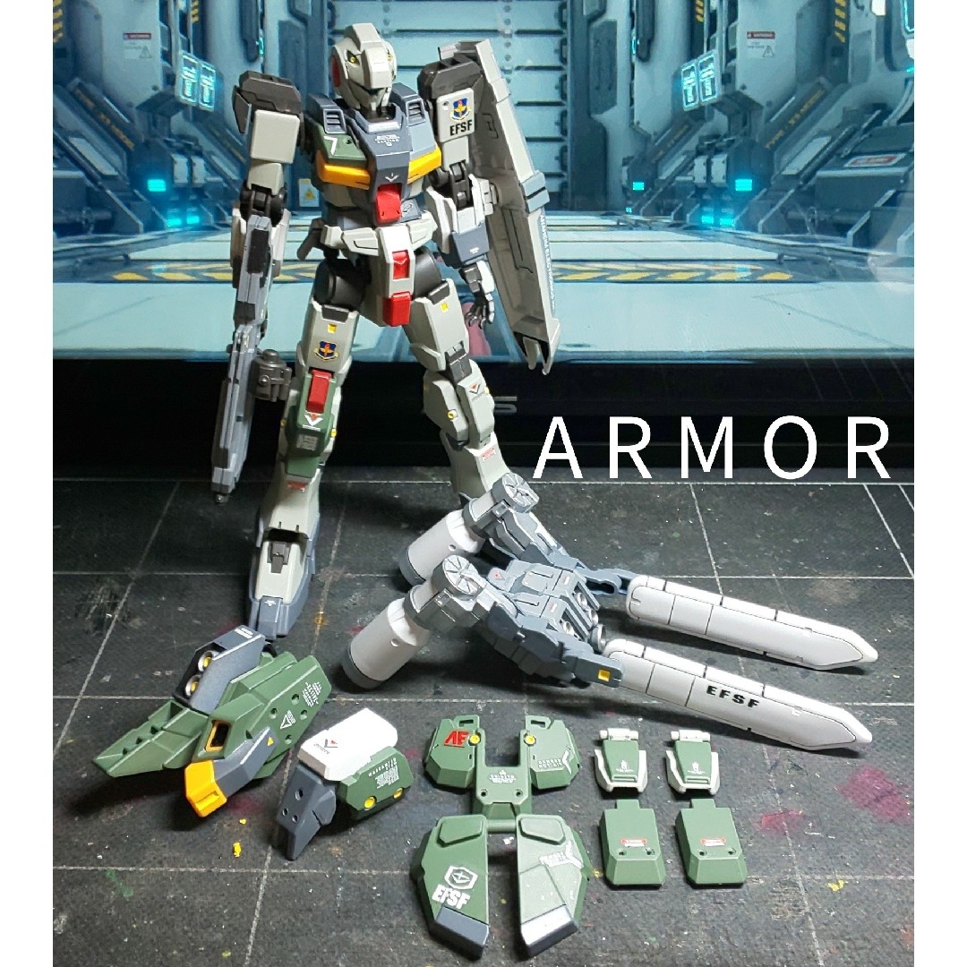 BANDAI(バンダイ)のHGUC ガンダム戦記 ジーライン SA オリジナルカラー 完成品 エンタメ/ホビーのおもちゃ/ぬいぐるみ(模型/プラモデル)の商品写真