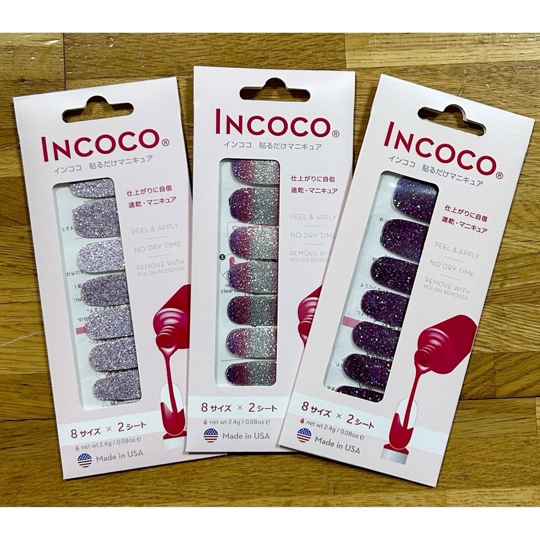 Incoco(インココ)のインココ　ネイルシール　貼るだけマニキュア　ＩＮＣＯＣＯ レディースのファッション小物(その他)の商品写真