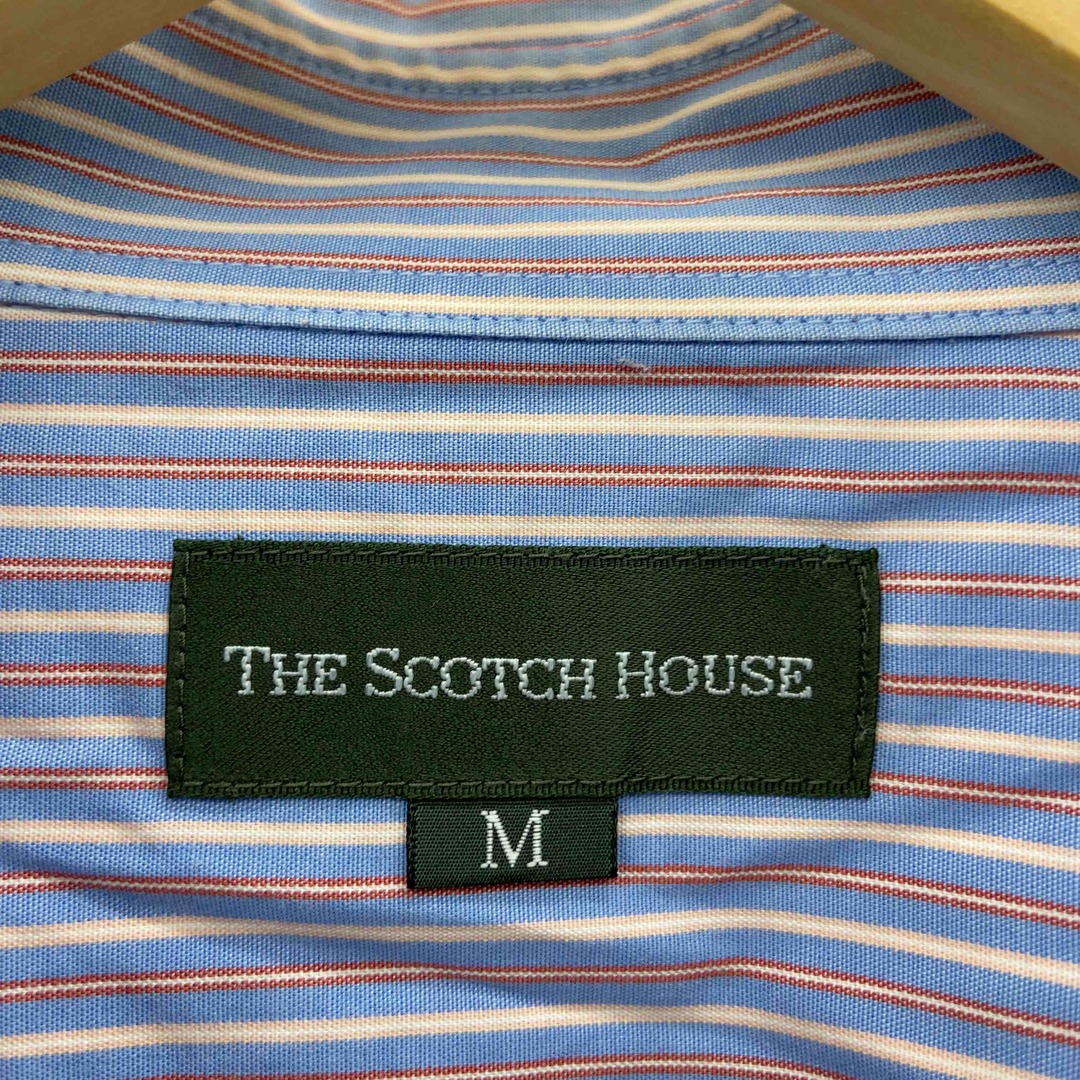 The Scotch House ザスコッチハウス メンズ 長袖シャツ ストライプ柄の 