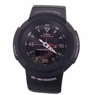 ジーショック(G-SHOCK)の美品 カシオ Gショック CASIO G-SHOCK AWG-M520 5640 ST MULTI BAND 6 マルチバンド タフソーラー ストップウォッチ ウォッチ 時計 メンズ ブラック(その他)