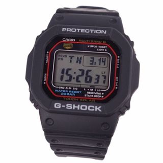 ジーショック(G-SHOCK)の美品 カシオ Gショック CASIO G-SHOCK GW-M5610U 3495 ST MULTI BAND 6 マルチバンド タフソーラー ストップウォッチ ウォッチ 時計 メンズ ブラック(その他)