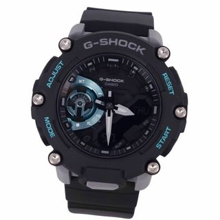 ジーショック(G-SHOCK)の美品 カシオ Gショック CASIO G-SHOCK GA-2200M 5674 ST Carbon Core Guard カーボンコアガード ストップウォッチ ウォッチ 時計 メンズ ブラック(その他)