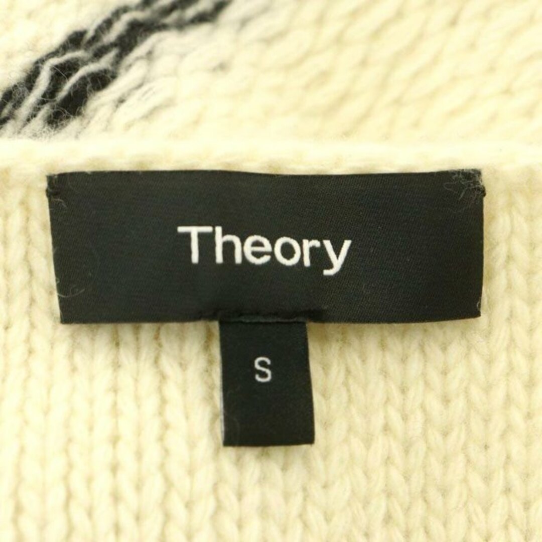theory(セオリー)のセオリー UNEVEN STRIPEボーダー柄ニット セーター 長袖 S レディースのトップス(ニット/セーター)の商品写真