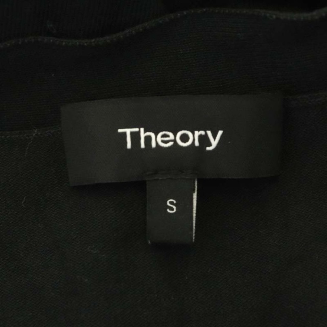 theory(セオリー)のセオリー theory ニット カットソー 長袖 Vネック コットン S 黒 レディースのトップス(ニット/セーター)の商品写真