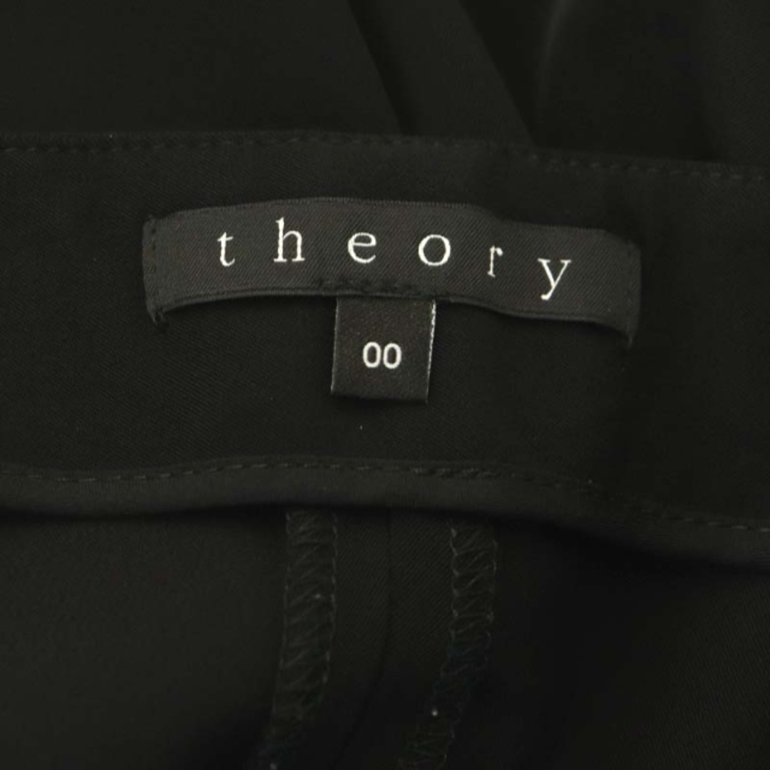 theory(セオリー)のセオリー theory センタープレステーパードパンツ 00 黒 ブラック レディースのパンツ(その他)の商品写真