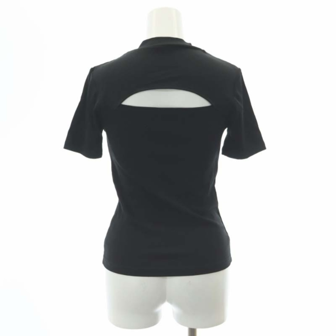 Lily Brown(リリーブラウン)のリリーブラウン 23SS ハイネックエンプロイダリロゴT  Tシャツ F 黒 レディースのトップス(Tシャツ(半袖/袖なし))の商品写真