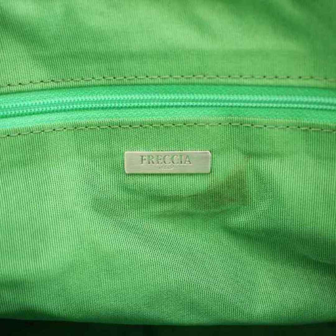 other(アザー)のフレッチャ FRECCIA ITALY ショルダーバッグ エナメル 型押し 緑 レディースのバッグ(ショルダーバッグ)の商品写真