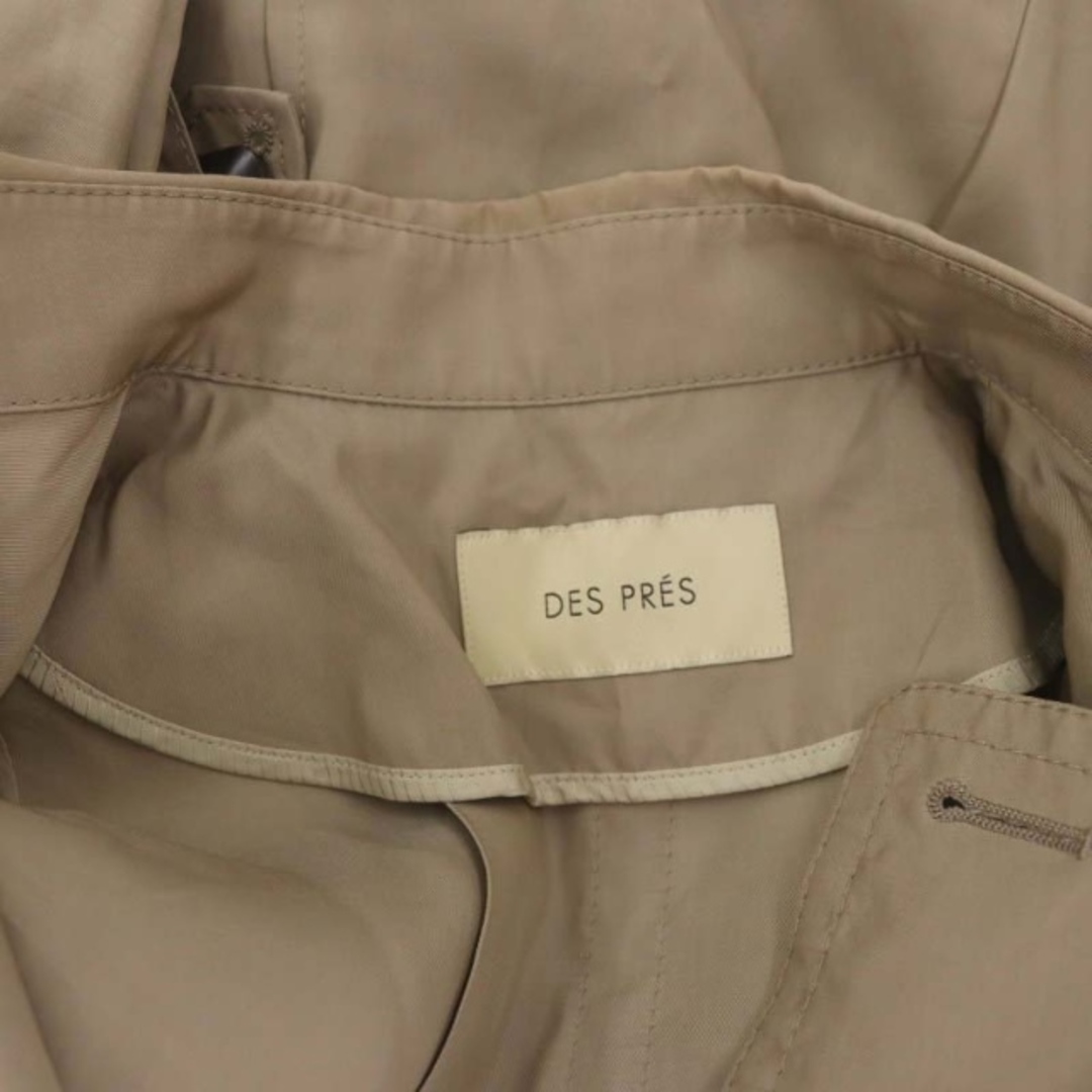 DES PRES(デプレ)のデプレ トゥモローランド トレンチコート ロング ベルト付き 1 ベージュ レディースのジャケット/アウター(トレンチコート)の商品写真
