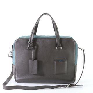 フルラ(Furla)の極美品 フルラ レザー 2WAY ビジネス バッグ 斜め掛け ショルダー 書類鞄 トート 通勤 メッセンジャー 本革 A4 メンズ EHM T6-7(ビジネスバッグ)