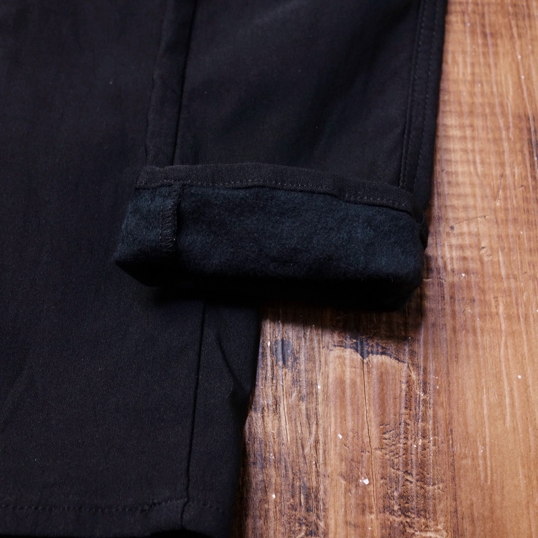 chocol raffine robe(ショコラフィネローブ)のSサイズ ストレッチスキニーパンツ レディース 裏起毛 古着 黒 KP13 レディースのパンツ(カジュアルパンツ)の商品写真