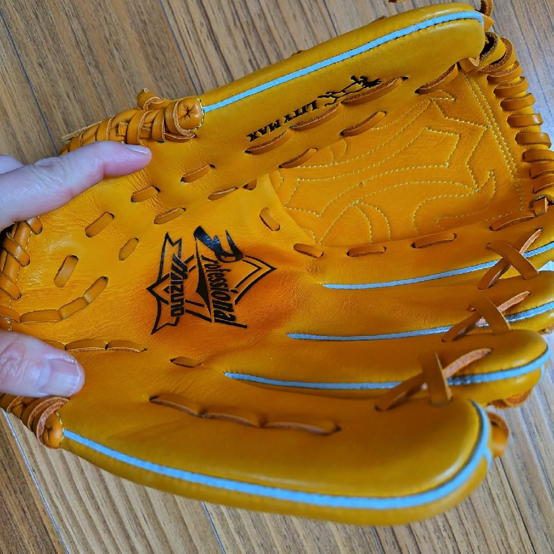 MIZUNO(ミズノ)のミズノ 少年軟式 グローブ 右投げ プロフェッショナル スポーツ/アウトドアの野球(グローブ)の商品写真