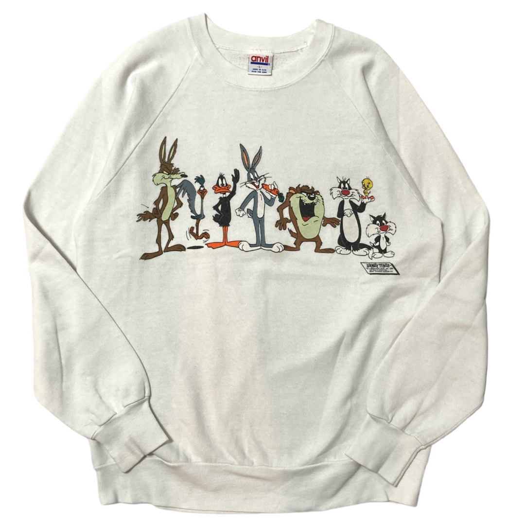 Anvil - 80s 90s ルーニートゥーンズ　スウェット　L キャラクター　プリント