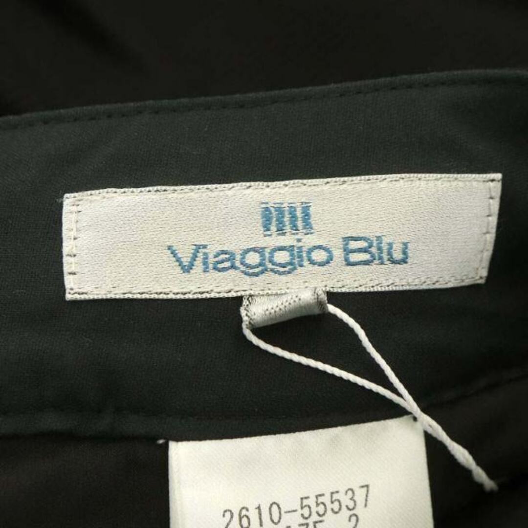 VIAGGIO BLU(ビアッジョブルー)のビアッジョブルー Viaggio Blu パンツ ワイド リボン 2 黒 レディースのパンツ(その他)の商品写真