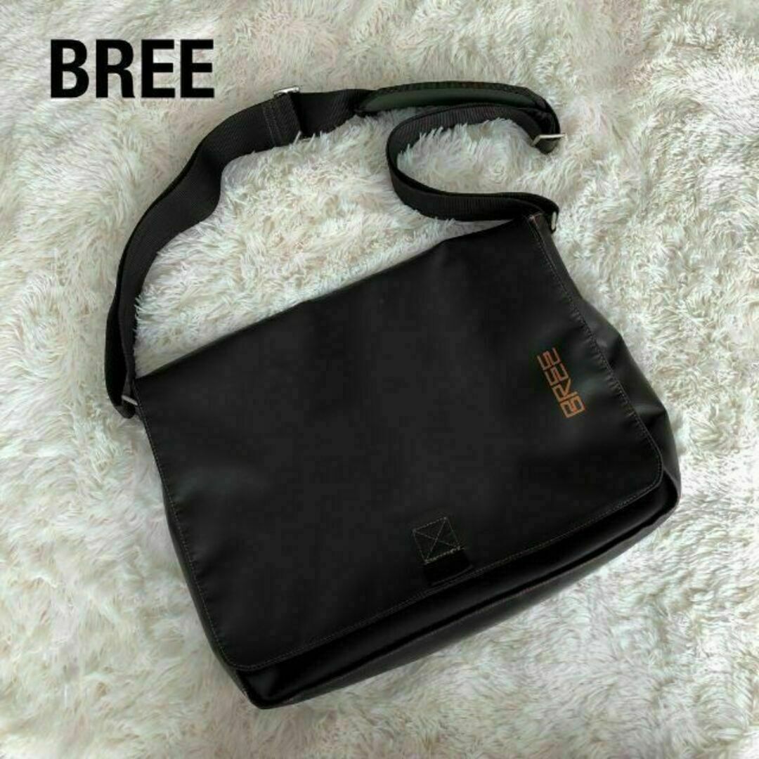 BREE(ブリー)のBREEブリー　ショルダーバッグ　ブラウン茶色 メンズのバッグ(ショルダーバッグ)の商品写真