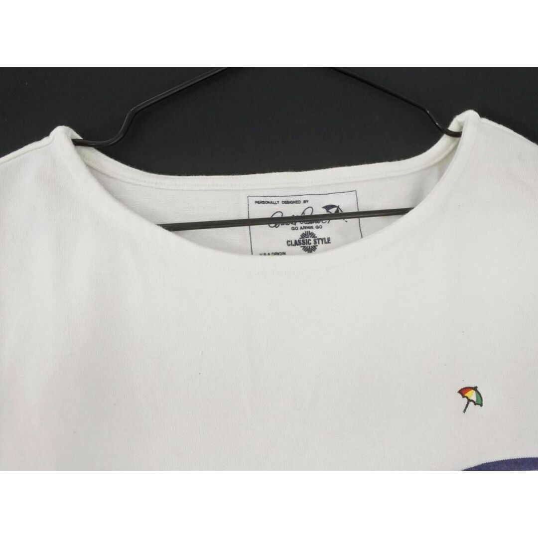 Arnold Palmer(アーノルドパーマー)のarnold palmer アーノルドパーマー ボーダー ワンピース size3/白ｘ紺 ■◇ レディース レディースのワンピース(ミニワンピース)の商品写真