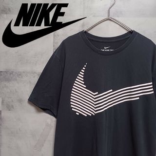 ナイキ(NIKE)のNIKE ナイキ ビックスウッシュ メンズ Tシャツ ブラック L スポーツ(Tシャツ/カットソー(半袖/袖なし))