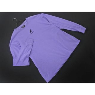 カンゴール(KANGOL)のKANGOL カンゴール ロゴ 長袖 カットソー sizeM/ラベンダー ■◇ メンズ(Tシャツ/カットソー(七分/長袖))