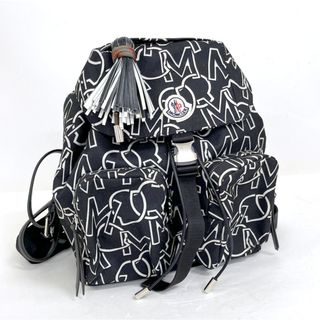 モンクレール(MONCLER)の【MONCLER】モンクレール 2WAYリュック キャンバス ×ナイロン ブラック×シルバー/hm10252kw(リュック/バックパック)