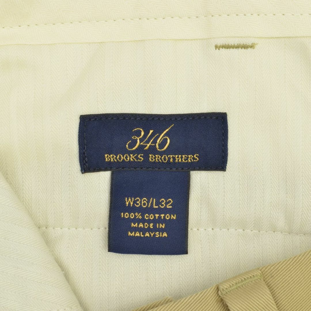 Brooks Brothers(ブルックスブラザース)の【BROOKSBROTHERS】346 マレーシア製 2タックトラウザー メンズのパンツ(チノパン)の商品写真