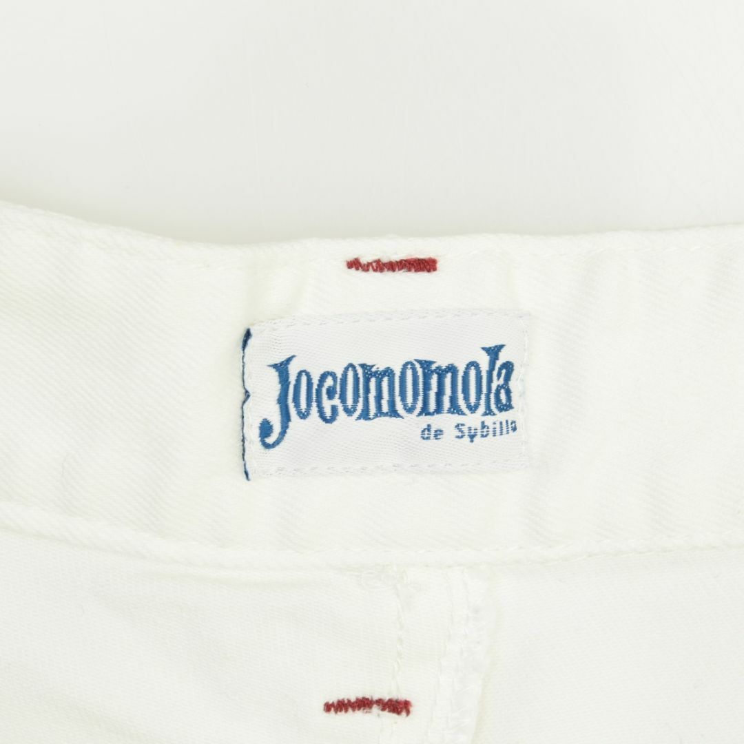 Jocomomola(ホコモモラ)の【JOCOMOMOLA】lazo DENIM デニムバギークロップドパンツ レディースのパンツ(クロップドパンツ)の商品写真