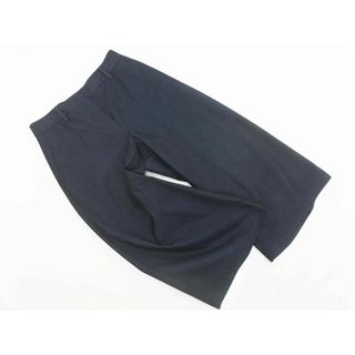 セオリー(theory)のtheory luxe セオリーリュクス クロップド ワイド パンツ size34/紺 ■◇ レディース(クロップドパンツ)