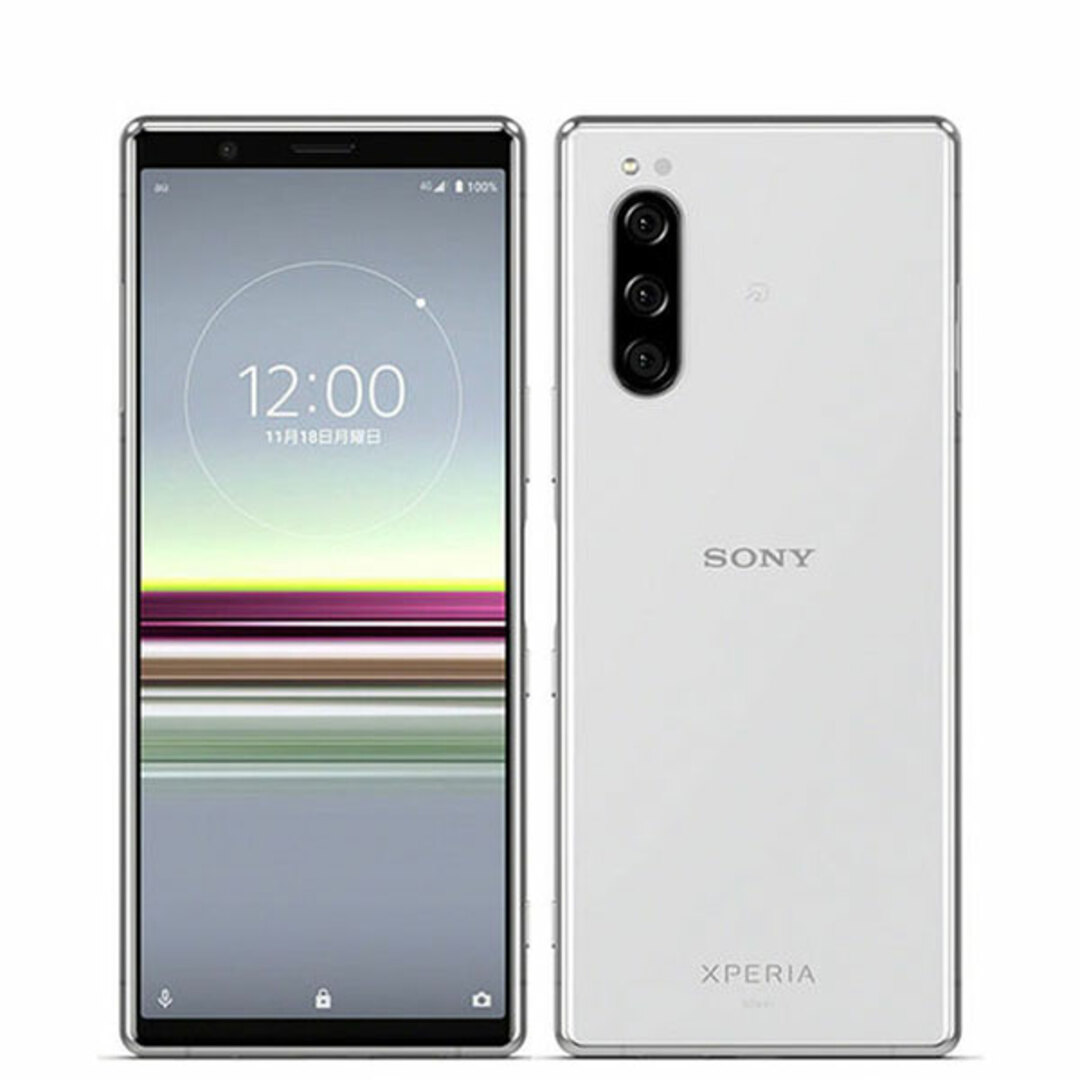 SONY(ソニー)の【中古】 SO-01M Xperia 5 グレー SIMフリー 本体 ドコモ スマホ ソニー エクスぺリア  【送料無料】 so01mgy6mtm スマホ/家電/カメラのスマートフォン/携帯電話(スマートフォン本体)の商品写真