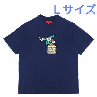 シュプリーム(Supreme)の166　シュプリーム　Tシャツ 紺L シュプリーム - エルフ 23FW(Tシャツ/カットソー(半袖/袖なし))