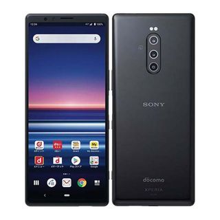 ソニー(SONY)の【中古】 SO-03L Xperia 1 ブラック SIMフリー 本体 ドコモ スマホ ソニー エクスぺリア  【送料無料】 so03lbk6mtm(スマートフォン本体)