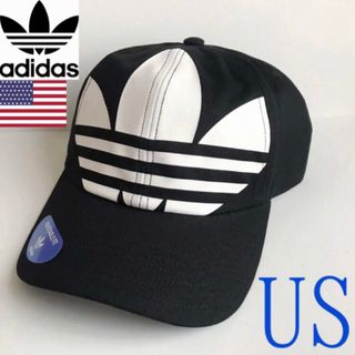 アディダス(adidas)のレア【新品】adidas USA アディダス キャップ  ビッグトレフォイル 黒(キャップ)