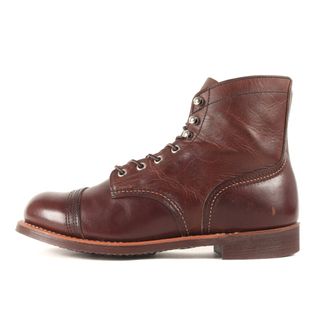 Red Wing レッド ウィング サイズ:27.0cm 8111 アイアンレンジャー / アイアンレンジ レザー ブーツ IRON RANGER / 2021年製 アンバー US9 D USA製 シューズ 靴 ワーク【メンズ】【中古】(ブーツ)