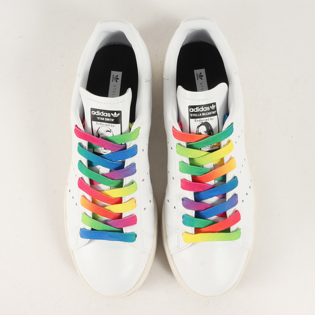 adidas(アディダス)の美品 adidas アディダス サイズ:26.5cm 19AW Stella Mccartney STAN SMITH (FW6875) ステラマッカートニー スタンスミス ホワイト 白 US8.5 ローカット スニーカー コラボ シューズ 靴【メンズ】【中古】 メンズの靴/シューズ(スニーカー)の商品写真