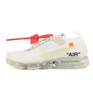 OFF-WHITE - 新品 OFF-WHITE オフホワイト サイズ:27.5cm 18SS NIKE THE 10 : AIR VAPORMAX FK (AA3831-100) ナイキ エア ヴェイパーマックス ホワイト US9.5 ローカット スニーカー シューズ コラボ 靴【メンズ】