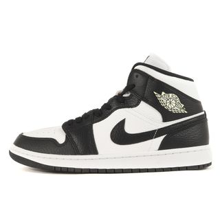 ナイキ(NIKE)の新品 NIKE ナイキ サイズ:29.0cm WMNS AIR JORDAN 1 MID SE HOMAGE (DR0501-101) ウィメンズ エアジョーダン1 ミッド オマージュ ホワイト ブラック WMNS US12 ミドルカット スニーカー シューズ バッシュ 靴【メンズ】(スニーカー)