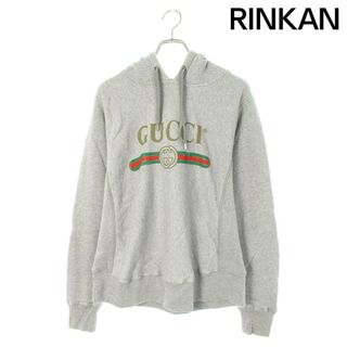 グッチ(Gucci)のグッチ  463591 X5S85 ヴィンテージロゴプルオーバーパーカー メンズ XS(パーカー)