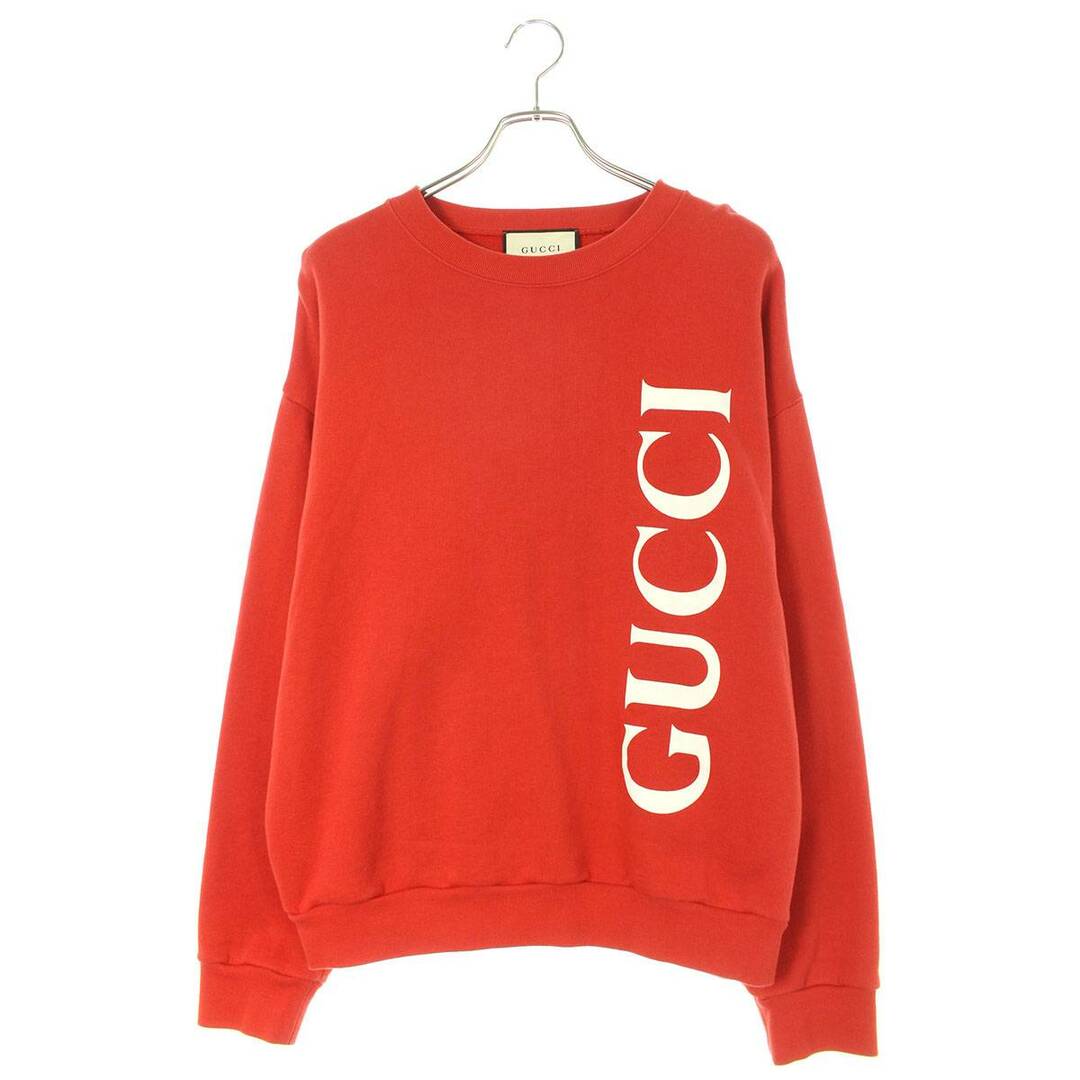 Gucci(グッチ)のグッチ  20SS  599345 XJB1C ロゴクルーネックスウェット メンズ L メンズのトップス(スウェット)の商品写真