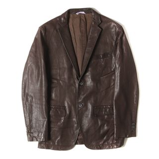 ＰaulＳmith レザー ジャケット ＸＬ イタリア製 スエード ビンテージ