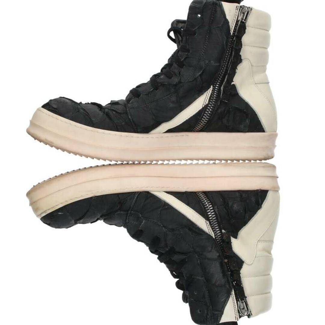 Rick Owens(リックオウエンス)のリックオウエンス  GEOBASKET ジオバスケットピラルクレザーハイカットスニーカー メンズ 44 メンズの靴/シューズ(スニーカー)の商品写真