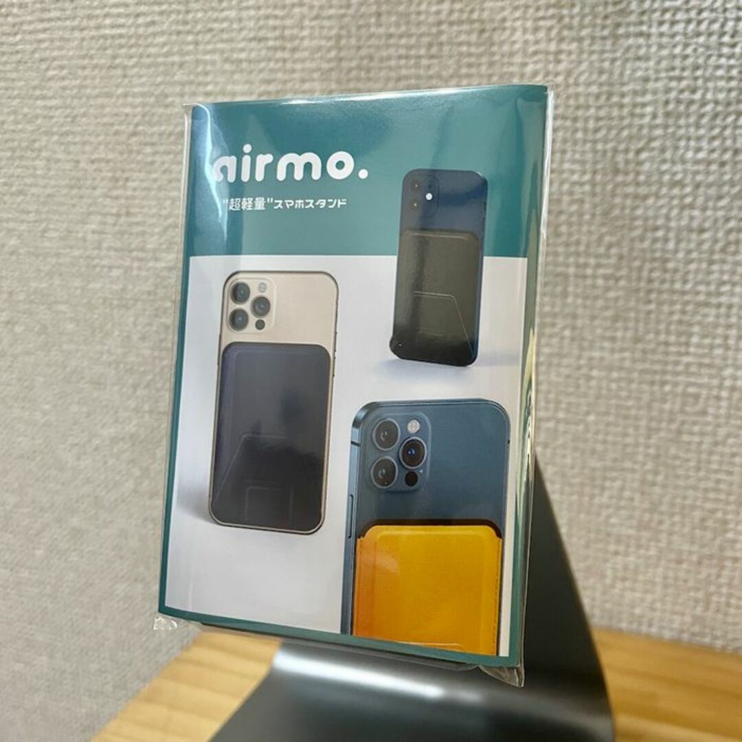 スマホスタンド iPhone 12 13 MOFT X　airmo本体 ネイビー スマホ/家電/カメラのスマートフォン/携帯電話(スマートフォン本体)の商品写真
