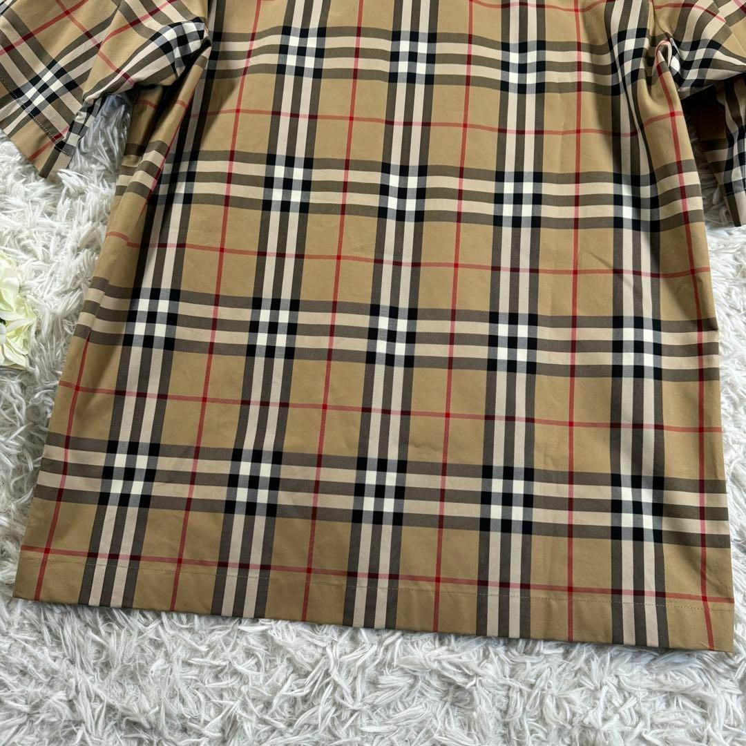 BURBERRY(バーバリー)の未使用 入手困難 BURBERRY ハーフジップシャツ Sサイズ 22SS メンズのトップス(Tシャツ/カットソー(半袖/袖なし))の商品写真